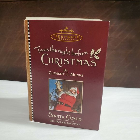 Hallmark Keepsake Ornament 2001 Twas Night Before Christmas Santa Claus Box - Picture 2 of 8